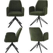 Drehstuhl mit Armlehnen, 360° drehbar, 2er Set / 4er Set / 6er Set - YB - N620P212097F - 4 - 7 - Yorbay.de