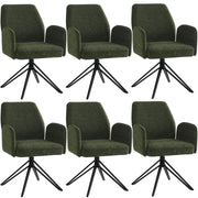 Drehstuhl mit Armlehnen, 360° drehbar, 2er Set / 4er Set / 6er Set - YB - N620P212097F - 6 - 9 - Yorbay.de