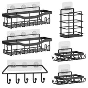 Yorbay Duschablage ohne Bohren, 6er - Set aus Metall - YB120-T086 - 1 - Yorbay.de
