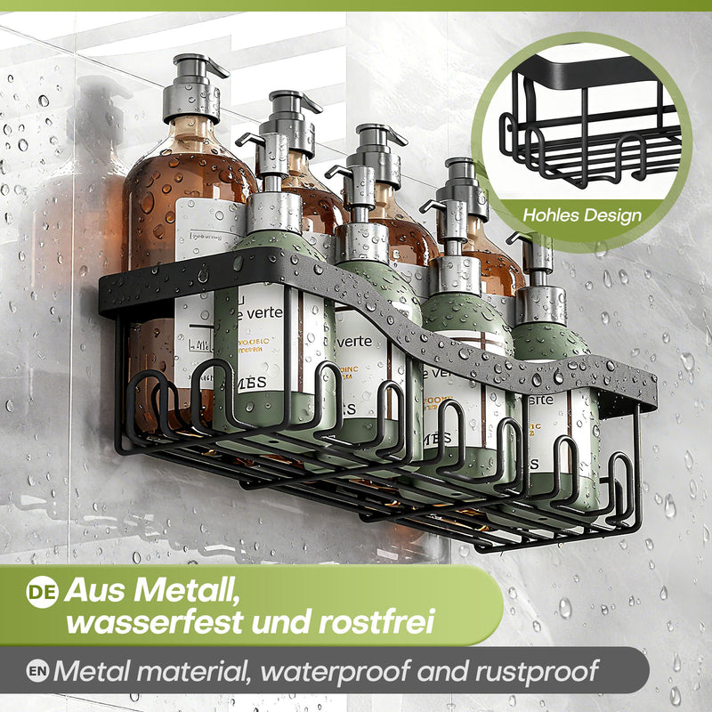 Yorbay Duschablage ohne Bohren, 6er - Set aus Metall - YB120-T086 - 6 - Yorbay.de