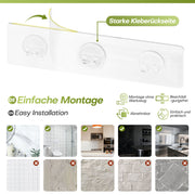 Yorbay Duschablage ohne Bohren, 6er - Set aus Metall - YB120-T086 - 10 - Yorbay.de