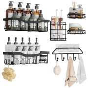 Yorbay Duschablage ohne Bohren, 6er - Set aus Metall - YB120-T086 - 11 - Yorbay.de