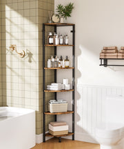 Yorbay Eckregal mit 6 Ebenen im Industrie - Design - YB121-T087 - 11 - Yorbay.de