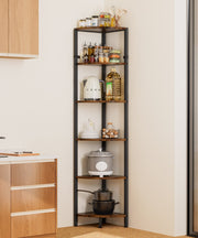 Yorbay Eckregal mit 6 Ebenen im Industrie - Design - YB121-T087 - 8 - Yorbay.de