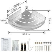 Yorbay 3 Stücke Duschregal aus Aluminium, ohne Bohren zu montieren - F06 - 10 - Yorbay.de