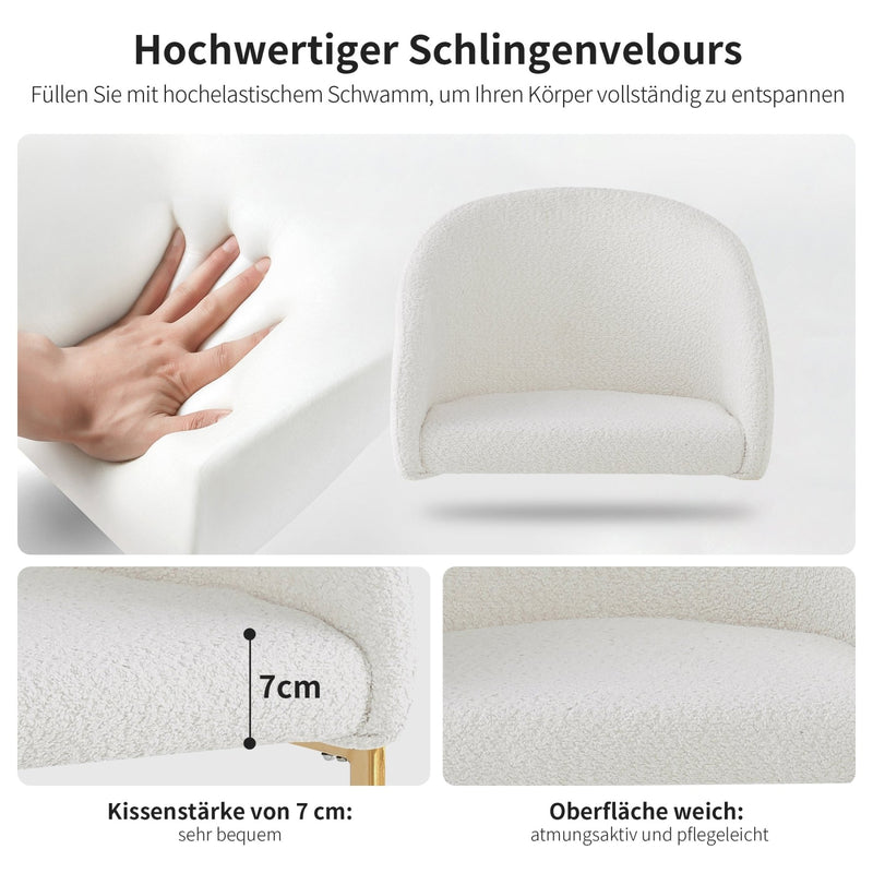 Esszimmerstuhl mit Armlehnen, 2er Set / 4er Set / 6er Set - YB - N620P212570M - 15 - Yorbay.de