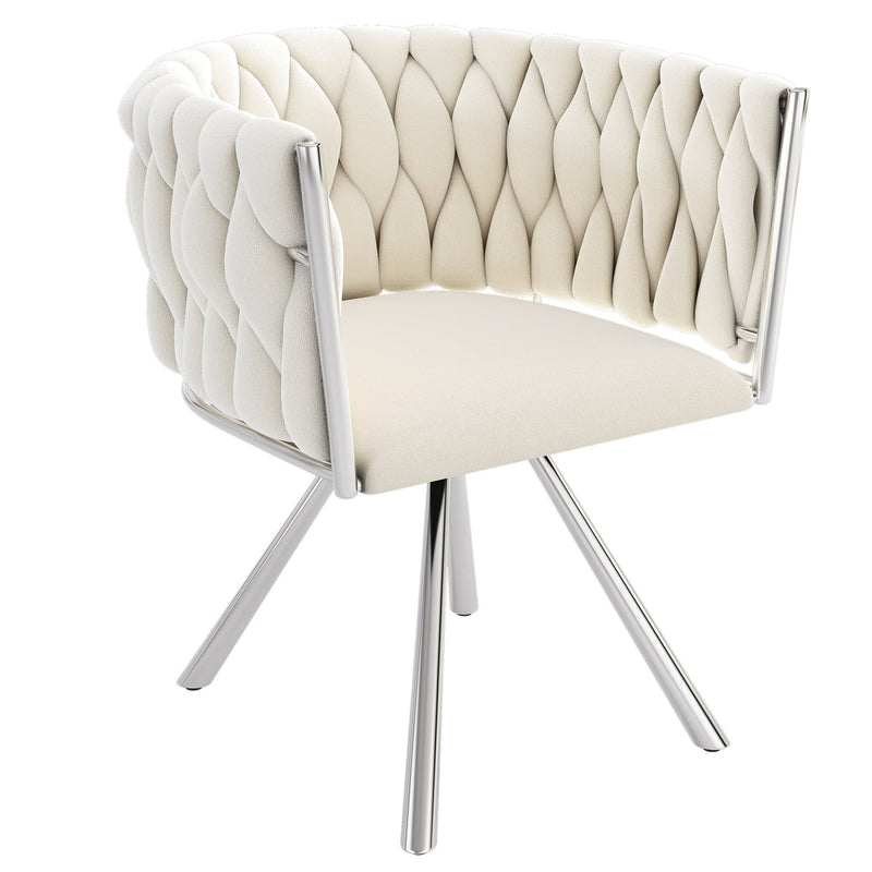 Samt - Esszimmerstuhl, 360 - Grad drehbar, 2er Set / 4er Set / 6er Set - YB - N634P205010B - 6 - 9 - Yorbay.de