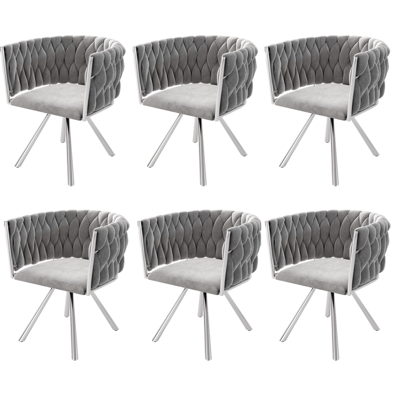 Esszimmerstuhl 360 - Grad drehbar, 2er / 4er / 6er Set - YB - N634P205010G - 6 - 12 - Yorbay.de