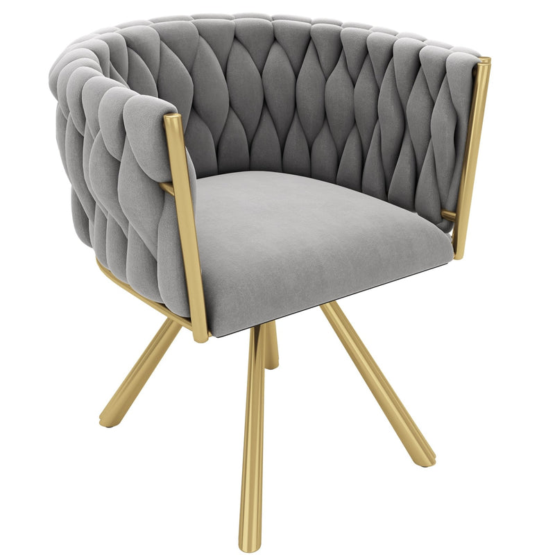 Esszimmerstuhl 360 - Grad drehbar, 2er / 4er / 6er Set - YB - N634P215344G - 36 - Yorbay.de