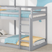 Etagenbett mit Leiter & Baldachin, 90×200 cm - YB - 3071489HAA - 1 - 16 - Yorbay.de