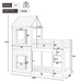 Etagenbett mit Leiter & Baldachin, 90×200 cm - YB - 3071489HAA - 1 - 13 - Yorbay.de