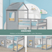 Etagenbett mit Leiter & Baldachin, 90×200 cm - YB - 3071489HAA - 1 - 14 - Yorbay.de
