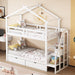 Kinder - Etagenbett mit Stauraumleiter und Schubladen, 90x200cm - YB - LDB00188AAK - 2 - Yorbay.de