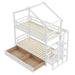 Kinder - Etagenbett mit Stauraumleiter und Schubladen, 90x200cm - YB - LDB00188AAK - 4 - Yorbay.de
