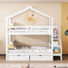 Kinder - Etagenbett mit Stauraumleiter und Schubladen, 90x200cm - YB - LDB00188AAK - 5 - Yorbay.de