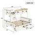 Etagenbett für Kinder mit Schrägleiter und Schubladen, 90x200 cm & 140x200 cm - YB - N622T654134W - 3 - Yorbay.de