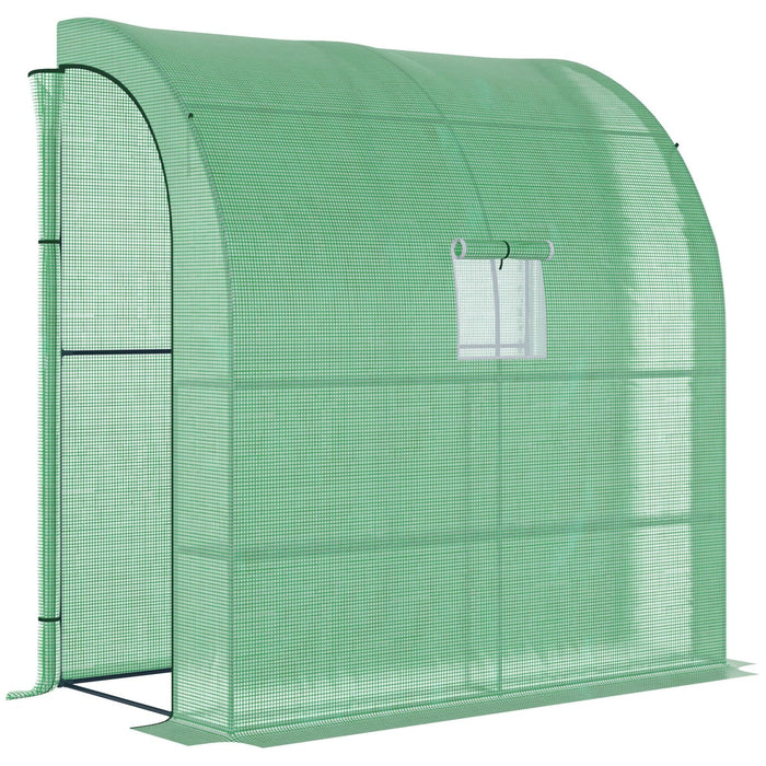 Foliengewächshaus mit 2 Türen, 200 x 100 x 215 cm - YB - T3323P304146 - 1 - Yorbay.de