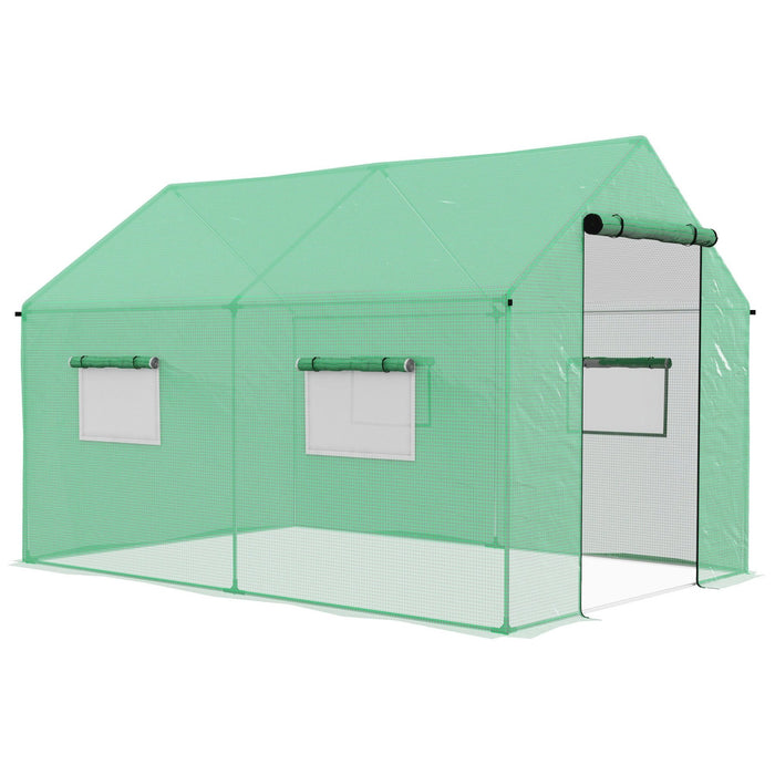 Gewächshaus mit Fenster, 200 x 300 x 200 cm - YB - T3323P302243 - 1 - Yorbay.de