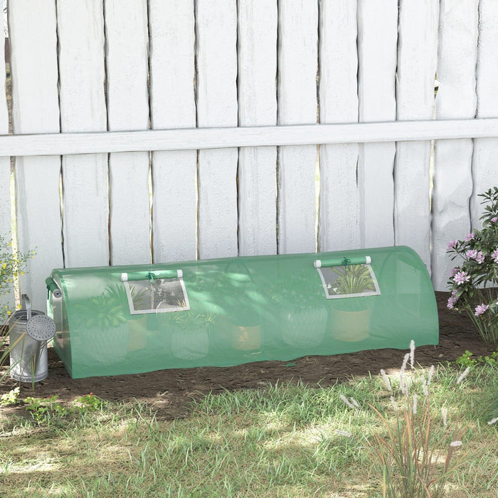 Tunnelgewächshaus 200 x 80 x 45 cm / 300 x 80 x 45 cm - YB - T3323P304117 - 2 - Yorbay.de