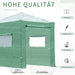 Faltbares Gewächshaus mit Tür & Netzfenster, 238 x 178 x 240 cm - YB - T3323P304182 - 4 - Yorbay.de