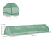Tunnelgewächshaus 200 x 80 x 45 cm / 300 x 80 x 45 cm - YB - T3323P304690 - 11 - Yorbay.de
