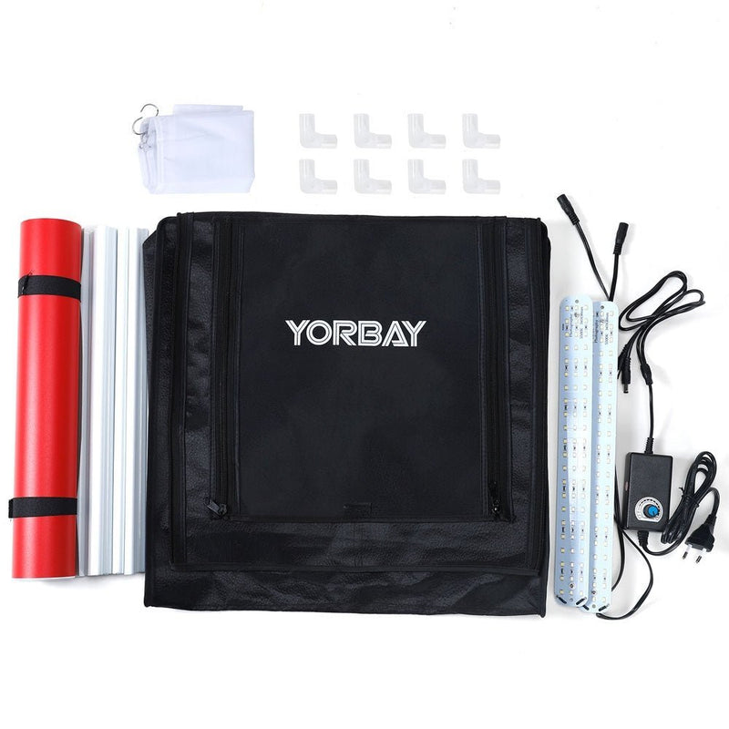 Yorbay Fotobox 40 x 40 x 40 cm mit Beleuchtung 8 - Yorbay.de