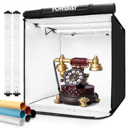 Yorbay Fotobox 52 x 52 x 52 cm mit dimmbarer LED - F208 - 1 - Yorbay.de