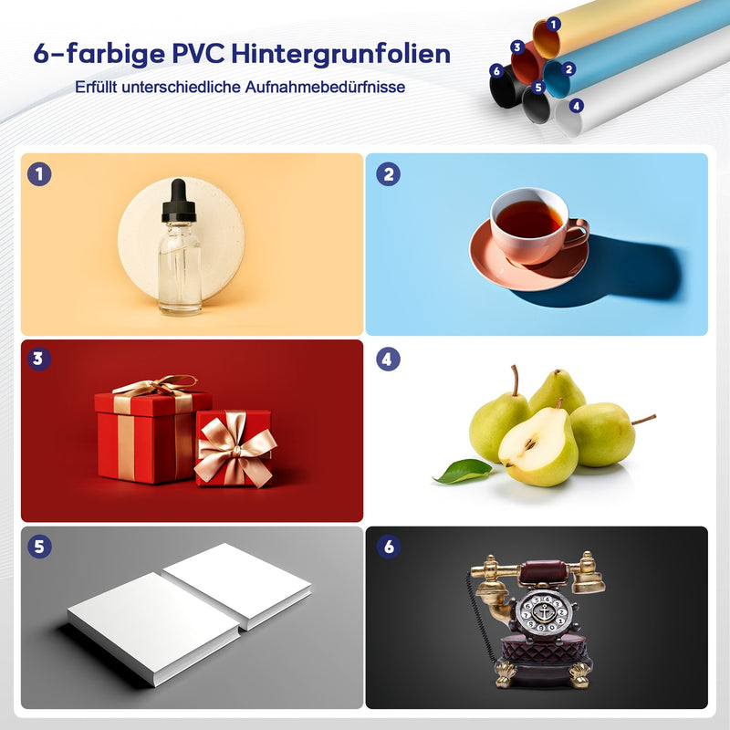 Yorbay Fotobox 52 x 52 x 52 cm mit dimmbarer LED - F208 - 6 - Yorbay.de