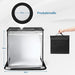 Yorbay Fotobox 32 x 32 x 32 cm mit LED - Beleuchtung und 6 Hintergrundfolien - F207 - 6 - Yorbay.de