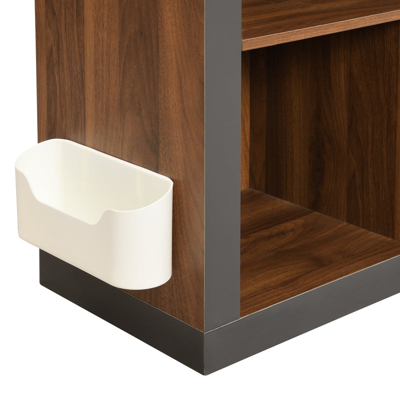 Garderobe mit Spiegel und Abtropfschale - YB - WF230449450N - 7 - Yorbay.de