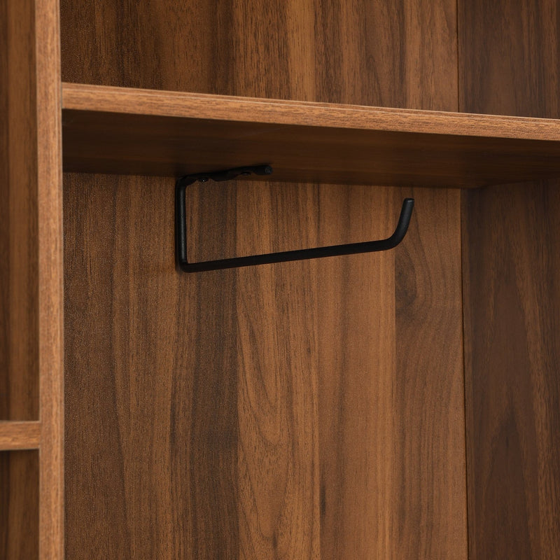 Garderobe mit Spiegel und Abtropfschale - YB - WF230449450N - 4 - Yorbay.de