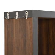 Garderobe mit Spiegel und Abtropfschale - YB - WF230449450N - 5 - Yorbay.de