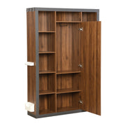 Garderobe mit Spiegel und Abtropfschale - YB - WF230449450N - 6 - Yorbay.de