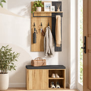 Yorbay Garderoben Set mit Sitzbank für den Flur - YW025-D095 - 2 - Yorbay.de
