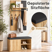 Yorbay Garderoben Set mit Sitzbank für den Flur - YW025-D095 - 4 - Yorbay.de