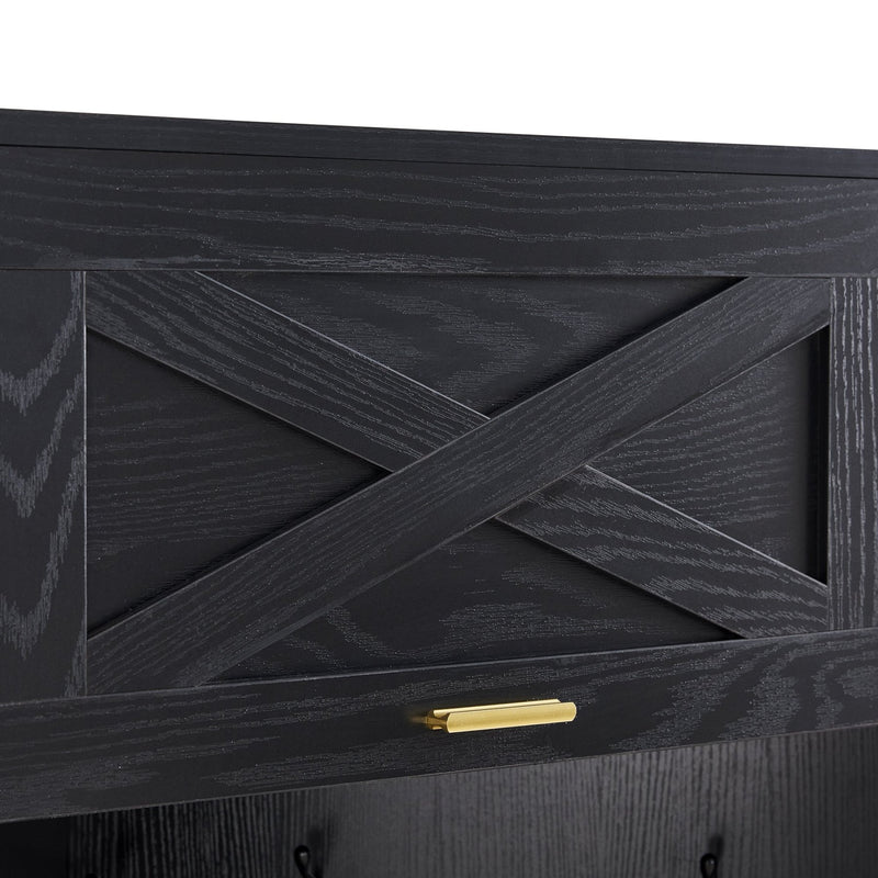 Garderoben - Set mit Kleiderhaken und Ablagen - YB - N657P27134243S - 5 - Yorbay.de