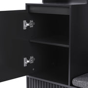 Garderoben - Set mit Sitzbank, Schubladen und 4 Kleiderhaken - YB - N657P29427273W - 15 - Yorbay.de