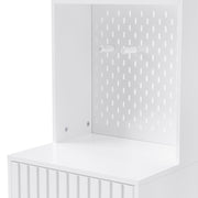 Garderoben - Set mit Sitzbank, Schubladen, Kleiderhaken und Lochwand - YB - N657P29427071W - 8 - Yorbay.de