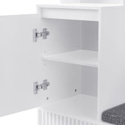 Garderoben - Set mit Sitzbank, Schubladen und 4 Kleiderhaken - YB - N657P29427273W - 5 - Yorbay.de