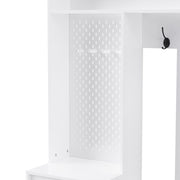 Garderoben - Set mit Sitzbank, Schubladen und 4 Kleiderhaken - YB - N657P29427273W - 7 - Yorbay.de