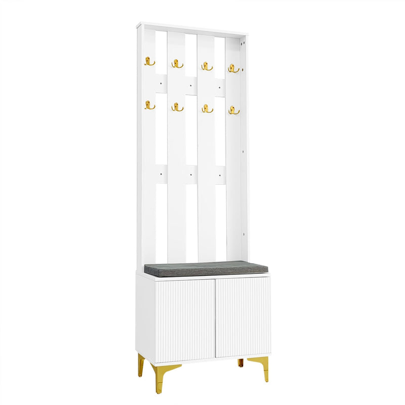 Garderobenset mit Schuhbank und Kissen - YB - N621P232621W - 7 - Yorbay.de