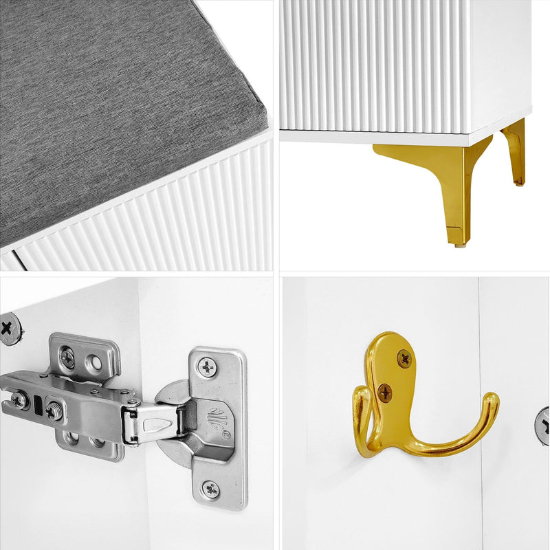 Garderobenset mit Schuhbank und Kissen - YB - N621P232621W - 11 - Yorbay.de