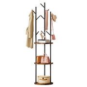 Yorbay Garderobenständer im Baum - Design mit 9 Haken & 3 Ablagen - YB104 - T073 - 11 - Yorbay.de