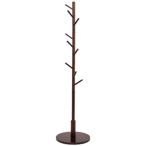 Yorbay Garderobenständer aus Buchenholz mit 9 Haken - YB078 - D039 - 9 - Yorbay.de