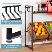 Yorbay Getränkekistenregal aus Metall für 6 Kästen - YB068 - T059 - 4 - Yorbay.de