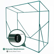 Yorbay Foliengewächshaus 200 × 80 × 143/173 cm - K565B - 4 - Yorbay.de