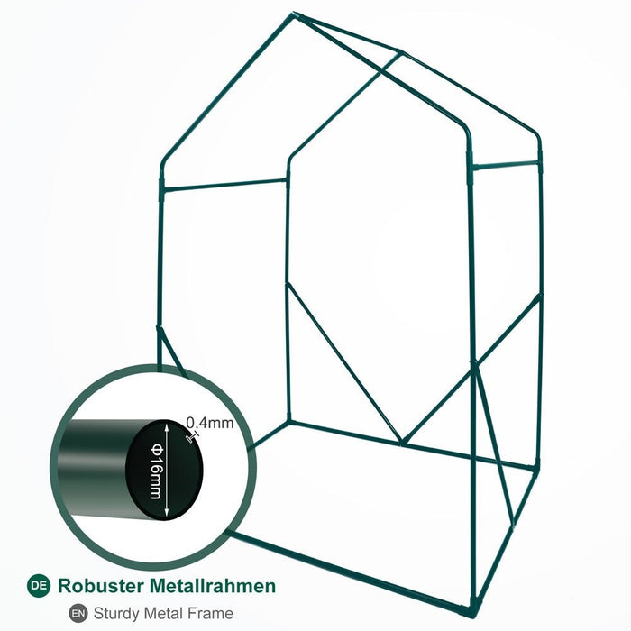 Yorbay Foliengewächshaus 150 × 70 × 190 cm - G42 - 6 - Yorbay.de