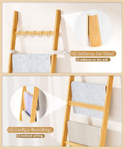 Yorbay Handtuchleiter aus Bambus - YB107 - Z114 - 22 - Yorbay.de