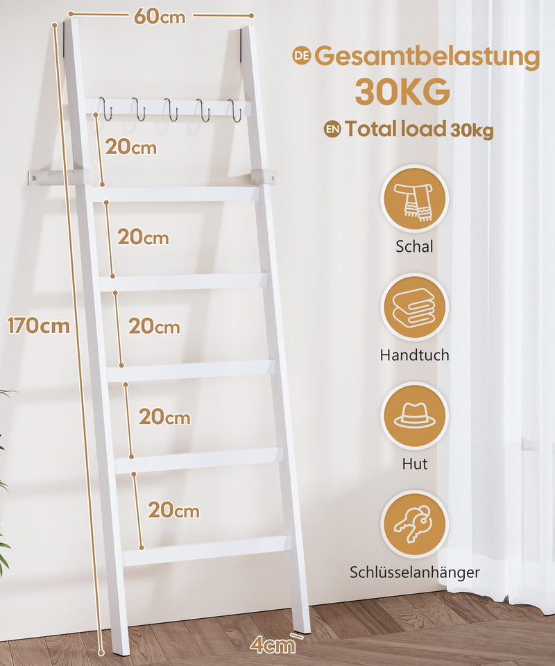 Yorbay Handtuchleiter aus Bambus - YB107 - Z115 - 27 - Yorbay.de