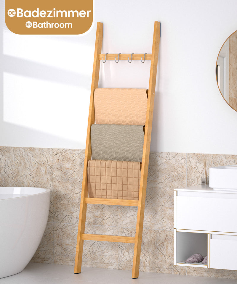 Yorbay Handtuchleiter aus Bambus - YB055 - Z085 - 8 - Yorbay.de